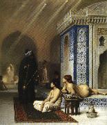 Jean - Leon Gerome Pool in a Harem. oil painting reproduction